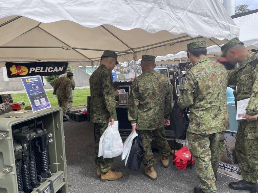 需品技術展示会に出展しました